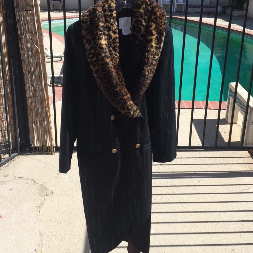 Antony Moorcroft Faux Fur Collar Coat
